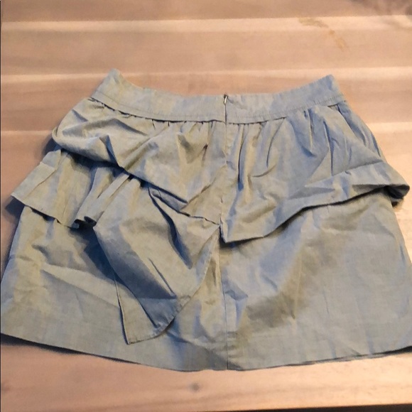 Ryu grey asymmetric mini skirt. - Picture 2 of 5